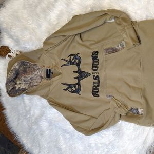 Girls With Guns Women's Size XL Hoodie